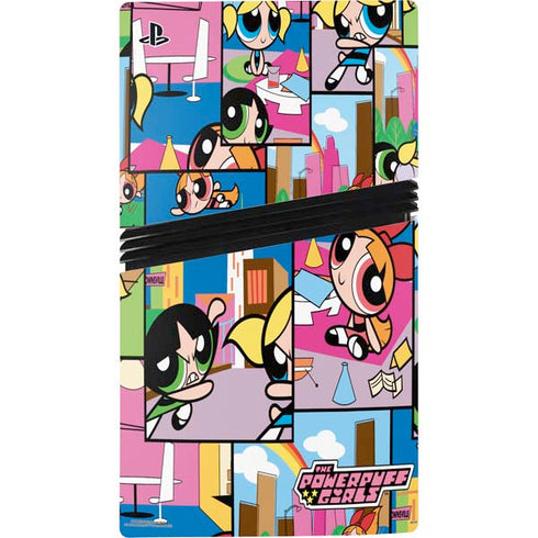 Cartoon Network Powerpuff Girls Patches PS5 Pro Console Skin